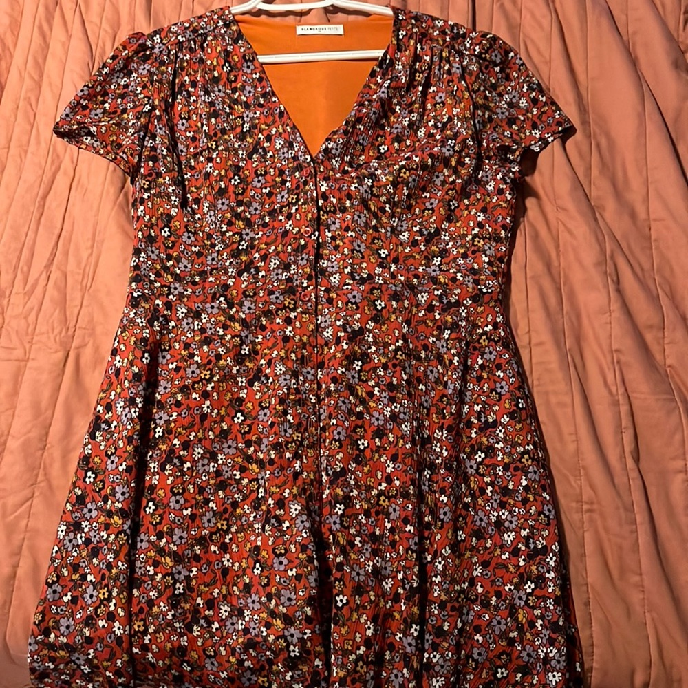 ASOS glamorous floral tea dress for fall. Petite*